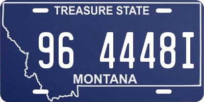 MT license plate 964448I