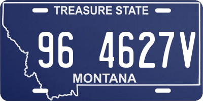 MT license plate 964627V