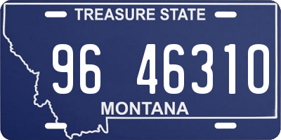 MT license plate 964631O