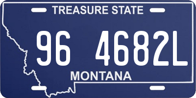 MT license plate 964682L