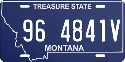 MT license plate 964841V