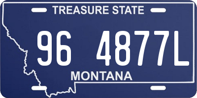 MT license plate 964877L