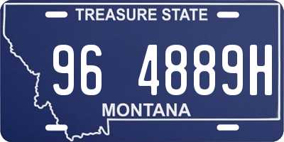 MT license plate 964889H