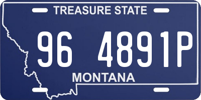 MT license plate 964891P