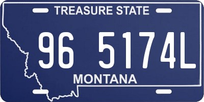 MT license plate 965174L