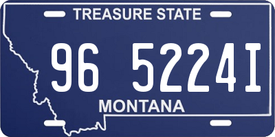 MT license plate 965224I