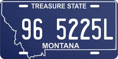 MT license plate 965225L