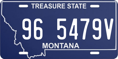 MT license plate 965479V