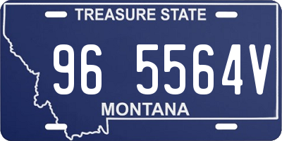 MT license plate 965564V