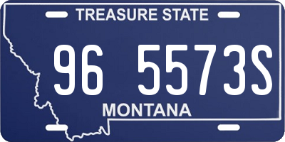 MT license plate 965573S