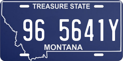 MT license plate 965641Y
