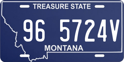 MT license plate 965724V