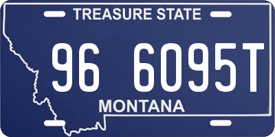 MT license plate 966095T