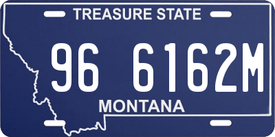 MT license plate 966162M