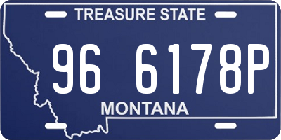 MT license plate 966178P