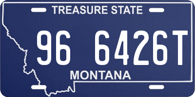 MT license plate 966426T