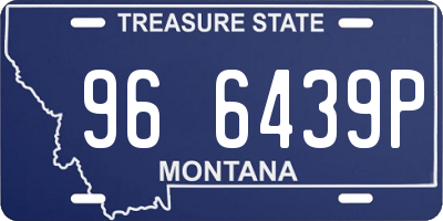 MT license plate 966439P