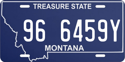 MT license plate 966459Y