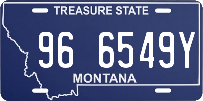 MT license plate 966549Y