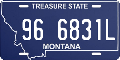 MT license plate 966831L