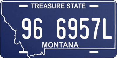 MT license plate 966957L