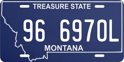 MT license plate 966970L