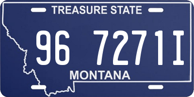 MT license plate 967271I