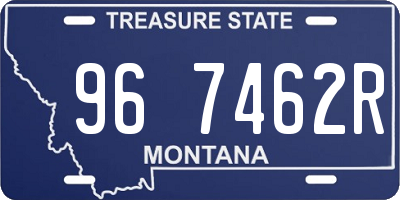 MT license plate 967462R