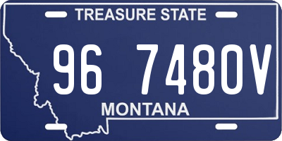 MT license plate 967480V
