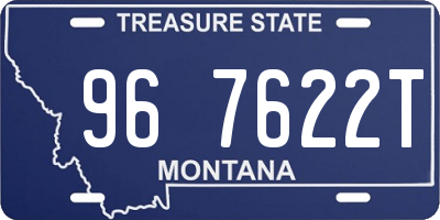 MT license plate 967622T