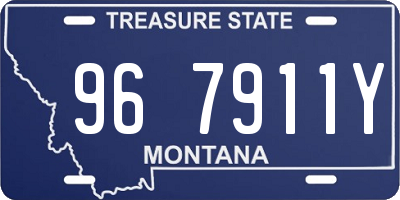 MT license plate 967911Y
