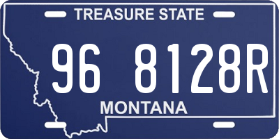 MT license plate 968128R