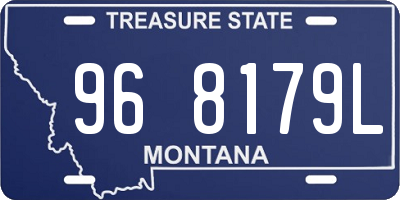 MT license plate 968179L