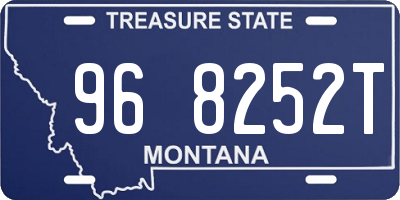 MT license plate 968252T