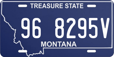 MT license plate 968295V