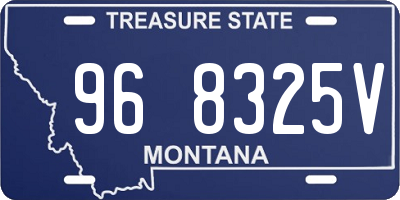 MT license plate 968325V