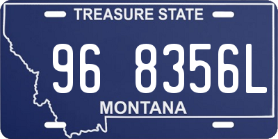 MT license plate 968356L