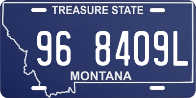 MT license plate 968409L