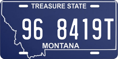 MT license plate 968419T
