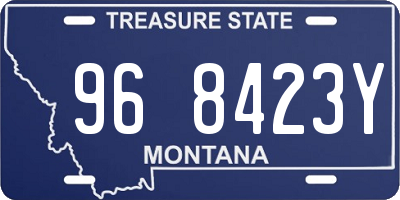 MT license plate 968423Y