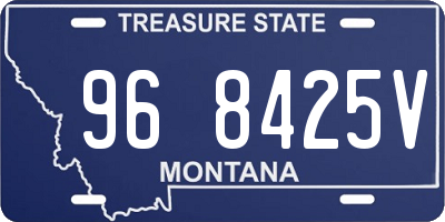 MT license plate 968425V
