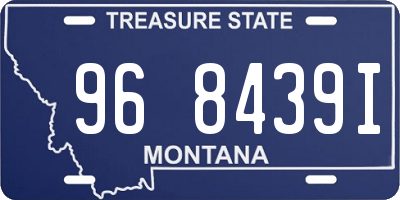 MT license plate 968439I