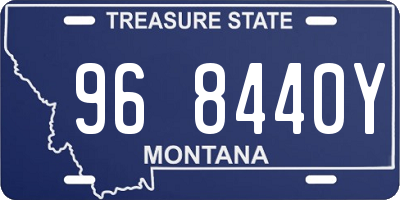 MT license plate 968440Y