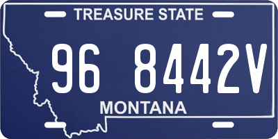 MT license plate 968442V