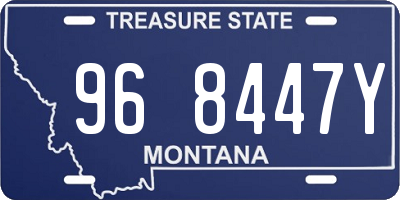 MT license plate 968447Y