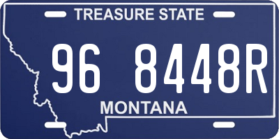 MT license plate 968448R