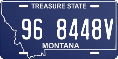 MT license plate 968448V