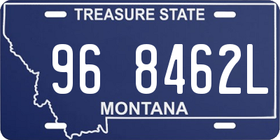 MT license plate 968462L