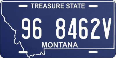 MT license plate 968462V