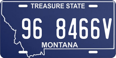 MT license plate 968466V